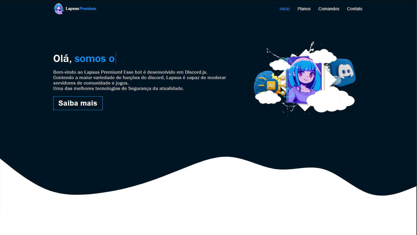 Site de Bot para Discord - LapsusBot